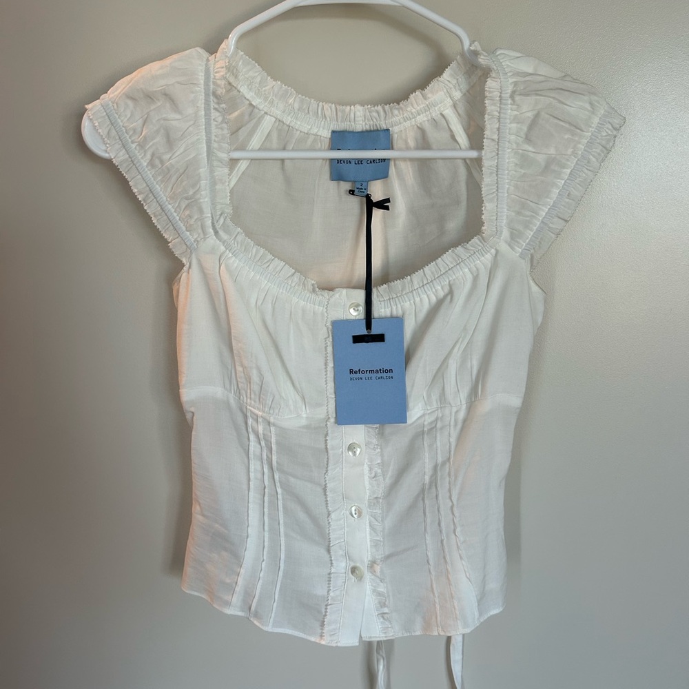 Reformation x Devon Lee Carlson Alabama Top